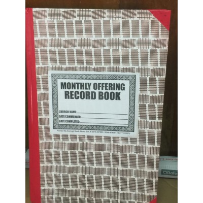 Offering Record Book